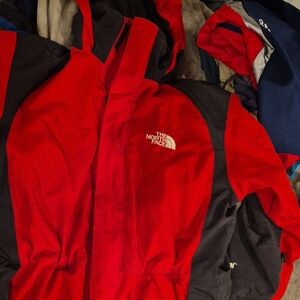 The North Face Bold Red and Black Outdoor Jacket